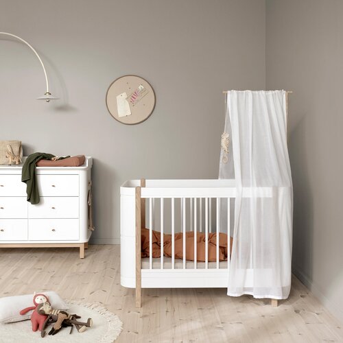 Oliver Furniture&amp;reg; baldahin za dječji krevetić mini+ basic white Slike