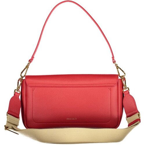 Coccinelle C-Me Lock Large ženska kožna torba 29x16x6 cm crvena Slike