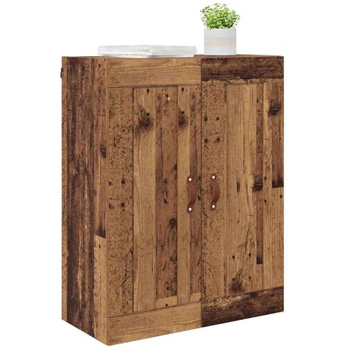 VidaXL Zidni ormarić Staro drvo 69,5 x 34 x 90 cm Konstruirano drvo Slike