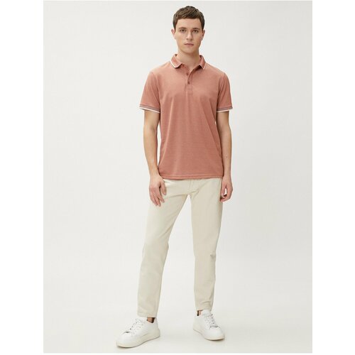 Koton Polo T-shirt - Brown - Regular fit Cene