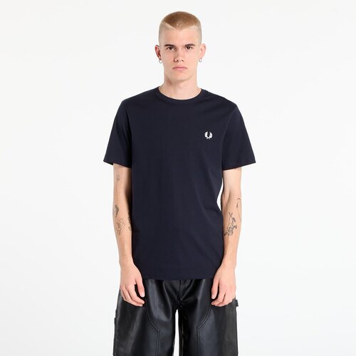Fred Perry Pamučna majica boja: tamno plava, bez uzorka, M1600V Slike