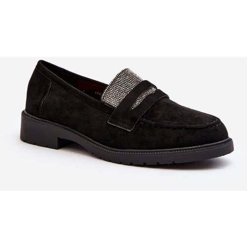 Kesi Women&amp;#039;s decorated loafers black by Dananei Slike