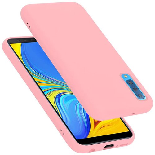 Cadorabo Ohi&amp;scaron;je združljiv s Samsungom v tekoči roza barvi - za&amp;scaron;čitni pokrov iz fleksibilnega silikona TPU, (20587127) Slike
