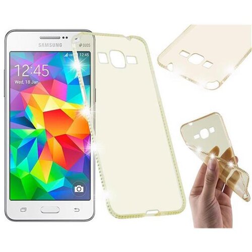 Cadorabo CARE, združljiv s Samsungom v prozornem zlatih - za&scaron;čitni pokrov iz fleksibilnega silikona TPU v oblikovanju nosoroga, (20596086) Cene