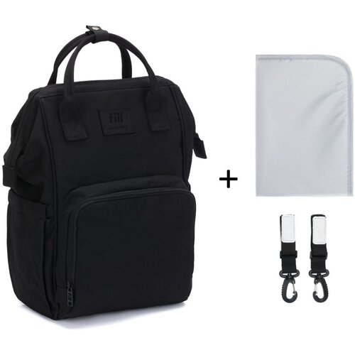 Fillikid torba/ruksak za pelene Barcelona, black Slike