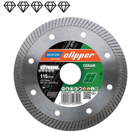 Norton d.turbo shield 230 mm clipper extreme ceram, (21106021) Slike