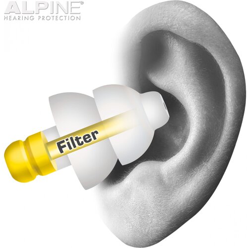  Čepki Za U&amp;scaron;esa - Za Potovanja - Flyfit Earplugs Alpine - Par Slike