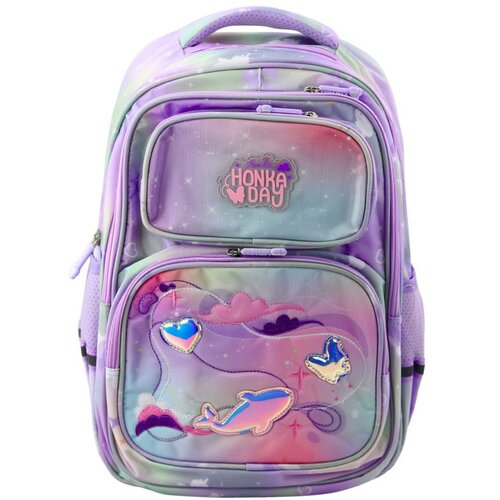 Školski ruksak s remenom za prsa, pastelne boje, 20L Cijene