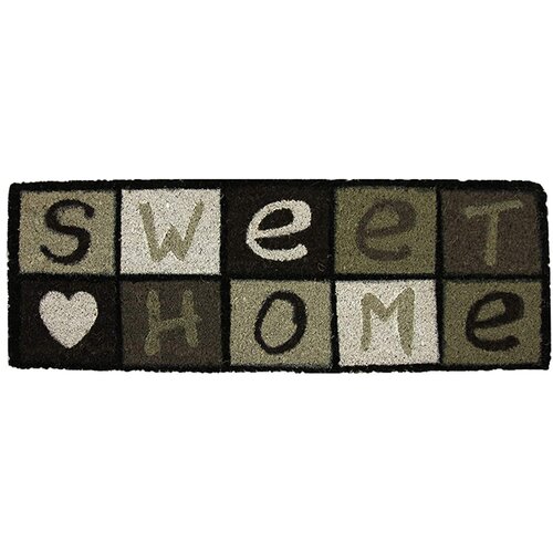  OTIRAČ SWEET HOME 25X75 COCO SIVI LUANCE Slike