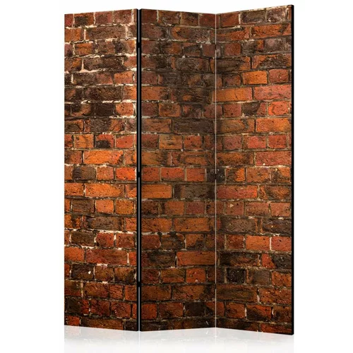  Paravan u 3 dijela - Old Brick Wall [Room Dividers] 135x172