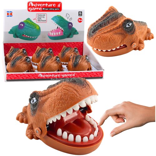  Igra vještina za reflekse - dinosaur koji grize - smeđi Cene