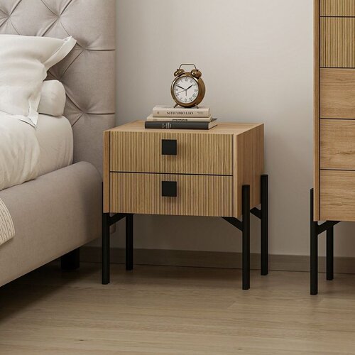 Hanah home Maren 20432 noćni ormarić 50 &amp;times; 50 &amp;times; 45 cm, G&amp;ouml;lge Yunus Slike