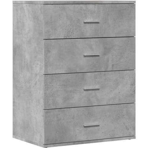 Maison Chic Komoda - Predalnik betonsko siva 60x39x80 cm inženirski les, (21721781) Slike