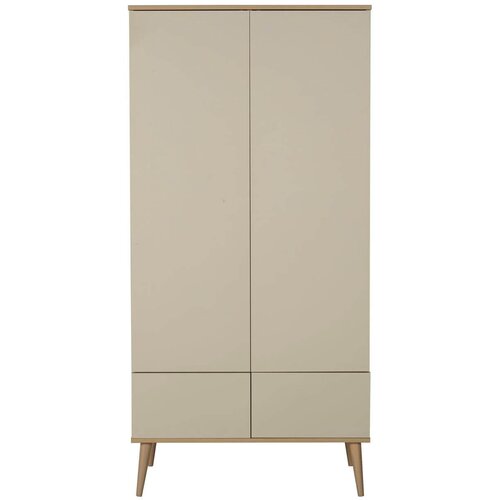 Qu-ax dvodelna omara flow clay & oak Cene