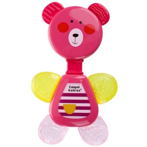 Canpol babies glodalica zvečka bear (0M+) - pink 56/139 Slike