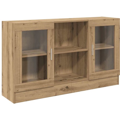  Komoda boja hrasta artisan 120x30,5x70 cm od konstruiranog drva Smeđa Slike