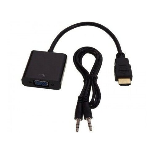Fast Asia adapter-konverter HDMI na VGA + Audio kabl 3.5mm (m/ž-ž) (Crni) Cene