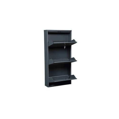Hanah home ormar za cipele primo 3 anthracite Slike
