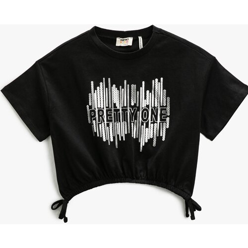 Koton T-Shirt - Black Slike