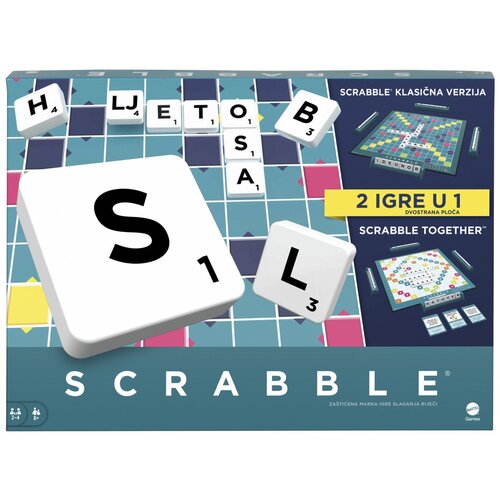 Mattel family scrabble original 2u1 Slike