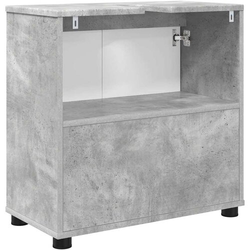  za umivaonik s policom Betonski sivi 60 x 30 x 60 cm Slike