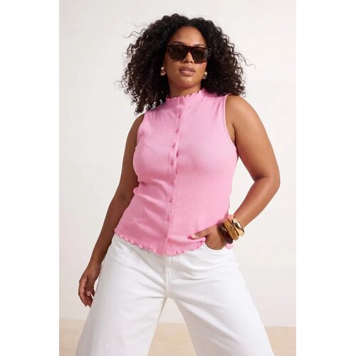 Trendyol ženska bluza Tbbss26Af00183, roze Cene