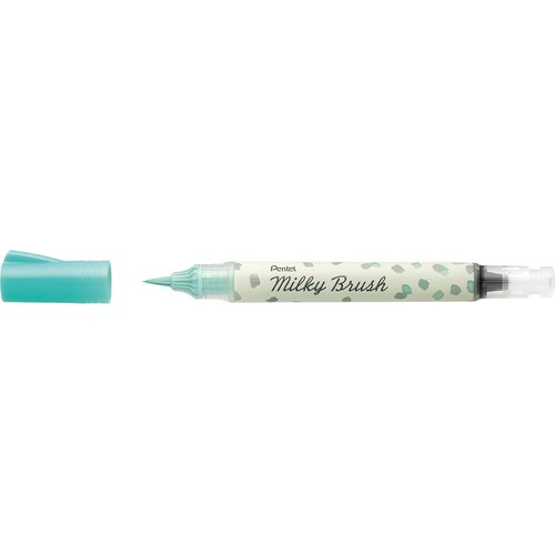 Pentel kist Milky Brush pastel zeleni 5 kom Slike