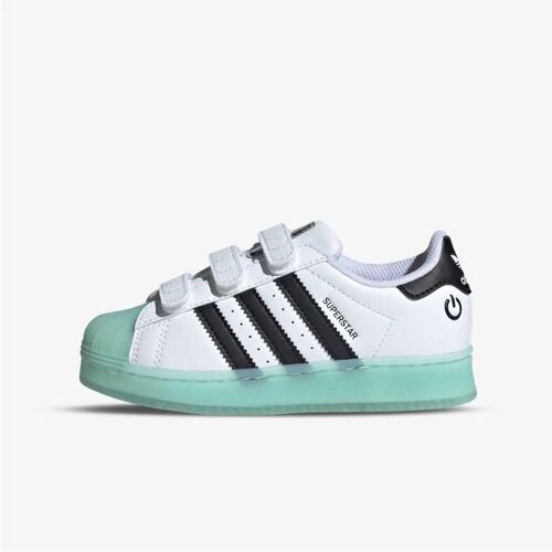 adidas gazelle silver green womens adidas Originals Superstar LED Lights Preschool Boys' Ftwr White/Semi Flash Aqua/Core Black Shoes, Size: 12