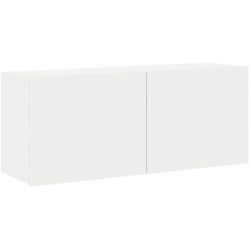 vidaXL Stenska TV omarica bela 100x30x41 cm, (5000098386) Cene