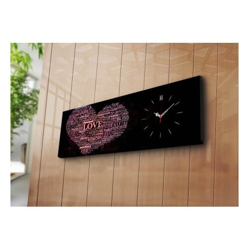 Opviq zidni sat 30x90cm &amp;Scaron;areni Slike