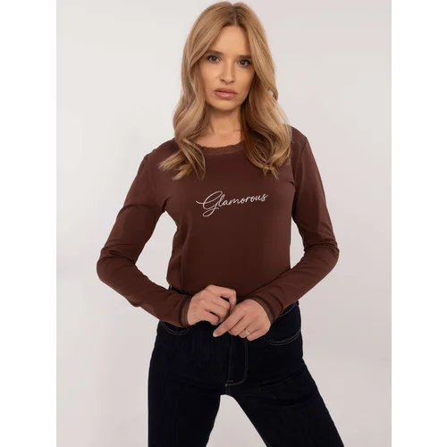 Calimera Blouse-CLM-BZ-1157.13X-brown