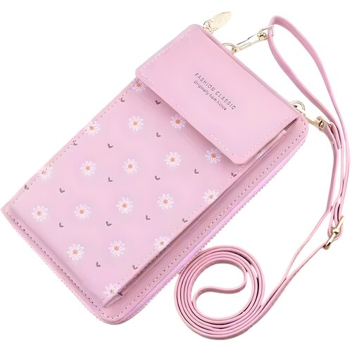 IZMAEL Crossbody Denarnica ZI-35878 - Roza Cene
