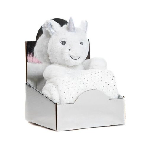 Bbo Set ćebe sa igračkom za bebe Jednorog, Beli Slike