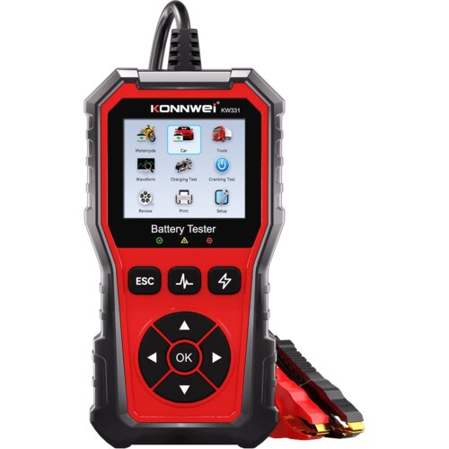  Konnwei KW331 profesionalni tester akumulatora 6 V / 12 V / 24 V, 10 &ndash; 2000 CCA Cijene