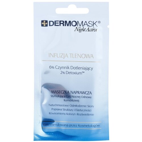 L&amp;acute;Biotica DermoMask Night Active oksigenacijska maska 12 ml Slike
