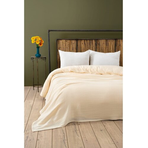 Mijolnir Krem prekrivač od muslina 220x250 cm Muslin &amp;ndash; Slike
