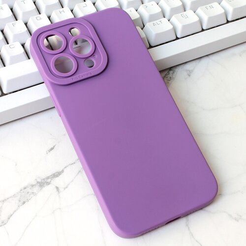 Torbica silikon pro camera za iphone 15 pro max 6.7 ljubičasta Slike