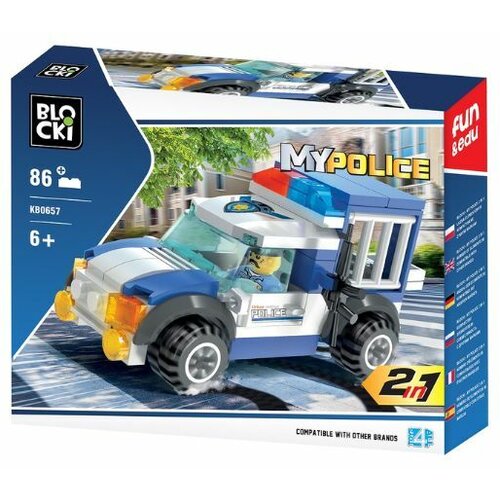  Kocke Blocki policijski kombi 2u1 76/0657 Cene