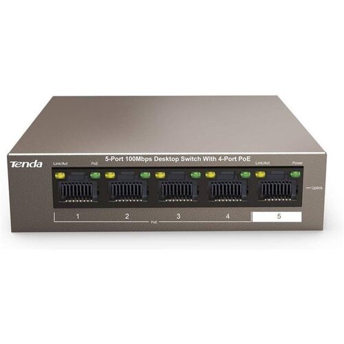 Tenda desktop switch + PoE TEF1105P-4-63W Slike