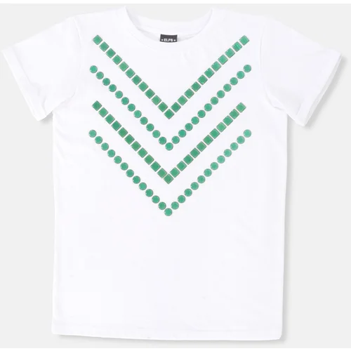 Elfs T-shirt GEOMETRIC BIJELA