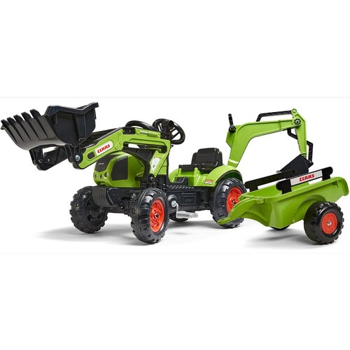 Falk Class traktor utovarivač na pedale s prikolicom Slike