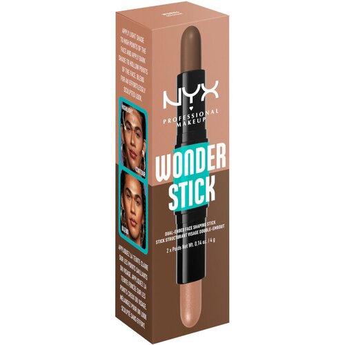 NYX Professional Makeup wonder stick dual face lift stik za hajlajt i konture wsr04 medium Slike