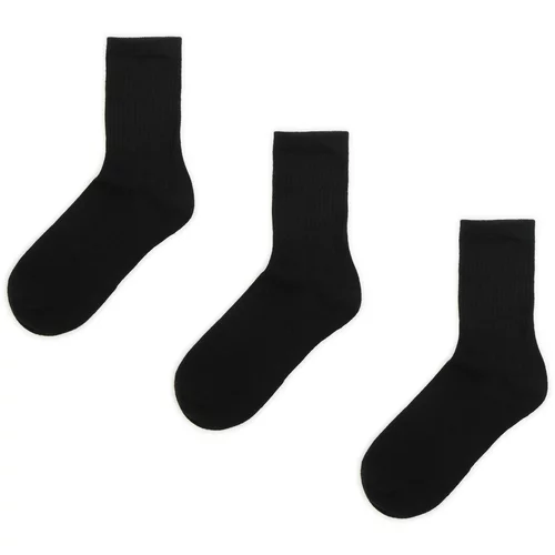 Cropp - Komplet 3 parov nogavic - Črna
