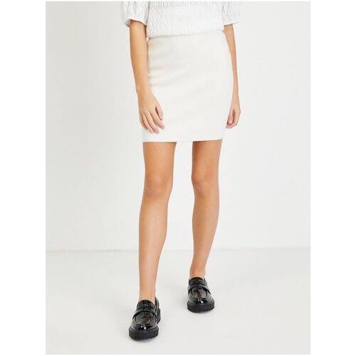 Vero Moda Cream pencil skirt Nancy - Ladies Slike