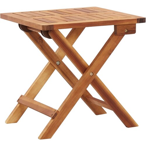 VidaXL Sklopivi vrtni stolić za kavu 40 x 40 x 40 cm bagremovo drvo Slike