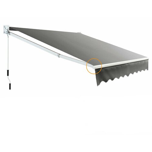 Costway Balkonska markiza Zložljiv nadstre&scaron;ek za teraso 295 x 250 cm, (5000125697) Cene