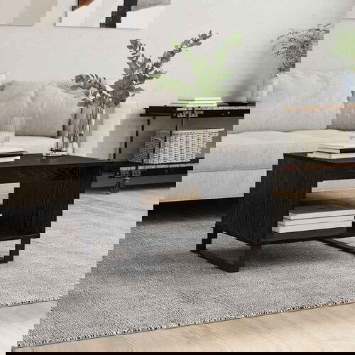 vidaXL Kava Stol Crni hrast 60 x 50 x 40 cm Konstruirano drvo Cijene