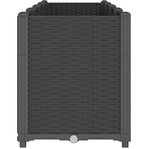  Vrtna sadilica crna 160 x 40 x 53 cm od PP-a Slike