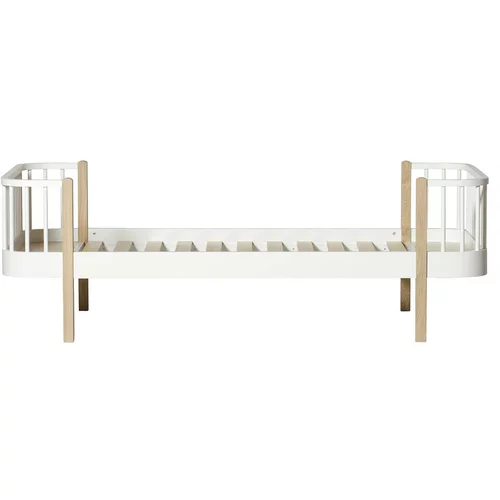 Oliver Furniture® dječji krevetić wood bed 90x200 white/oak