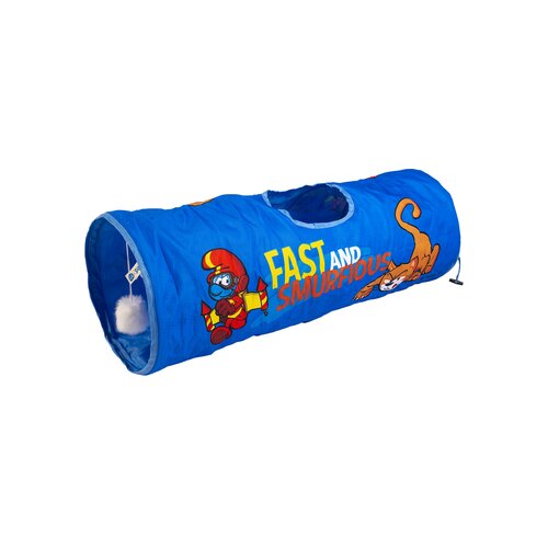 Duvo jetpack Smurf Tunel za igru za mačke, Plavi Cene